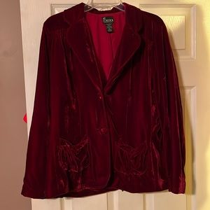 Women’s XL Velvet-like Jacket - Perfect for the Holidays